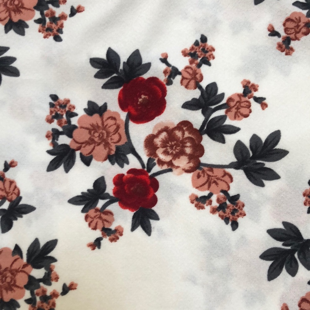 Girls floral formal ruffle sleeve shirt - Picture 4 of 5